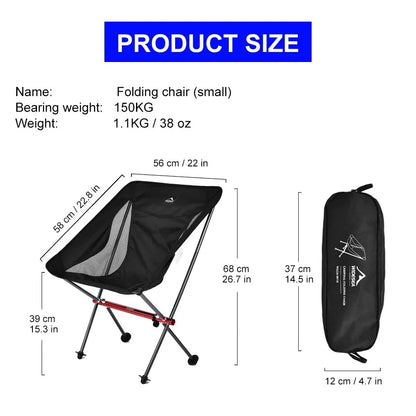Folding Camping Chair for Comfortable Outdoor Relaxing