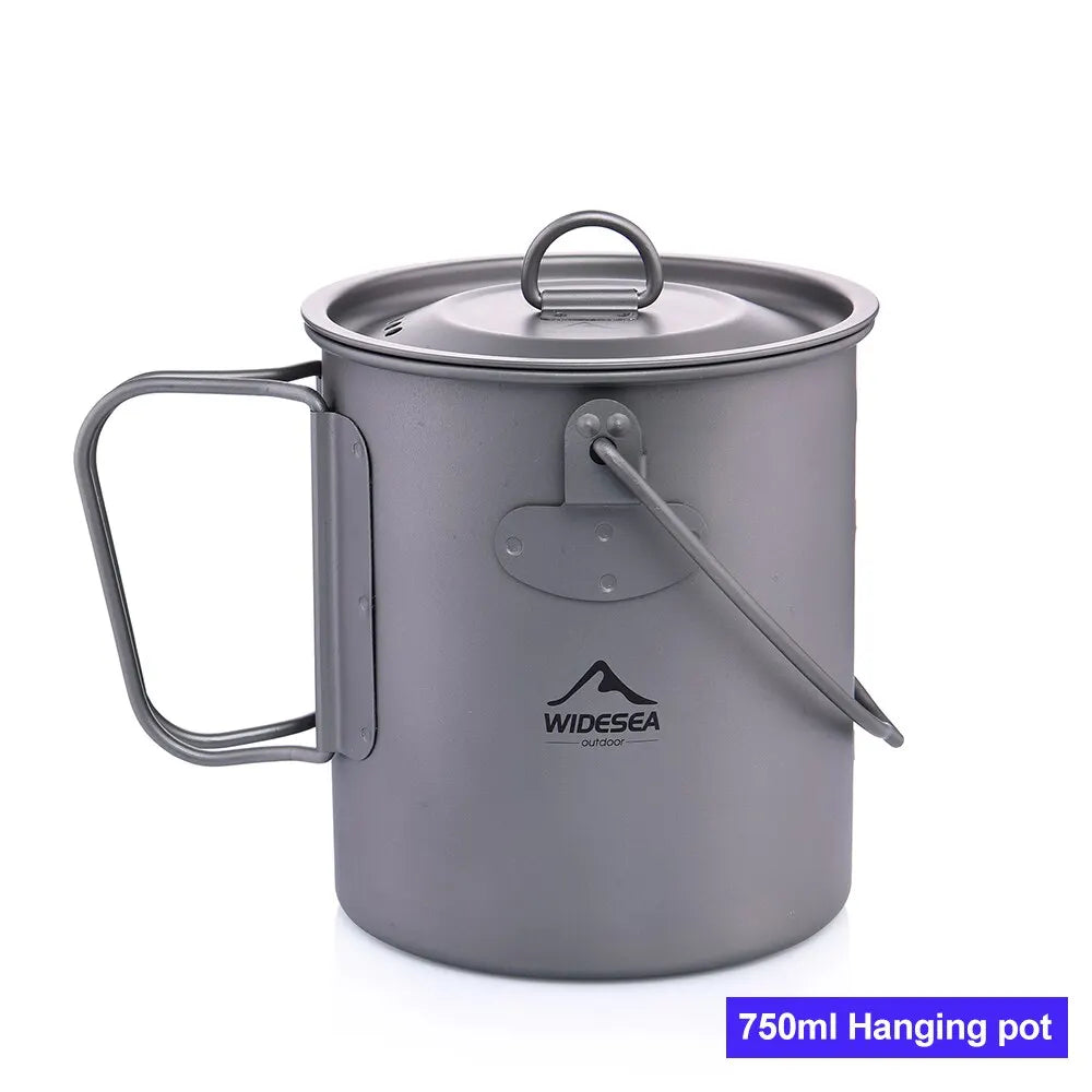 Titanium Camping Cookware Set – Lightweight Outdoor Cooking