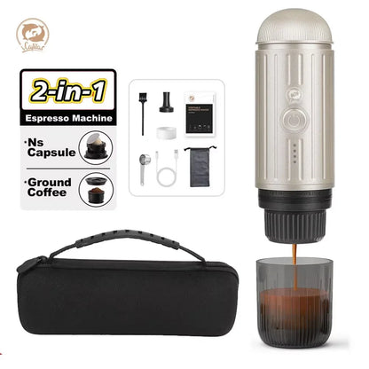 Portable Electric Espresso Maker for Travel & Camping