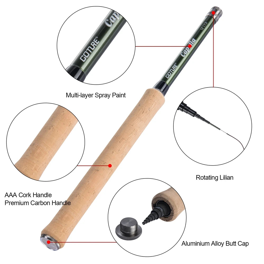 Tenkara Fly Fishing Rod Combo – Ultralight Carbon Fiber