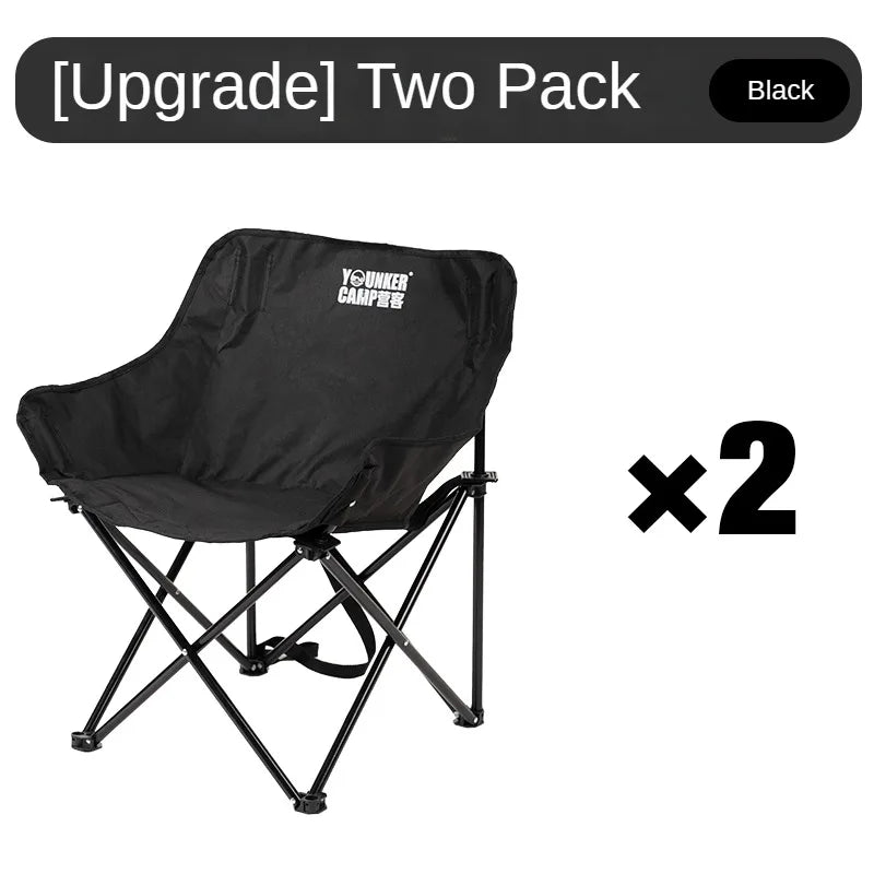 Folding Moon Camping Chair for Comfortable Outdoor Seating