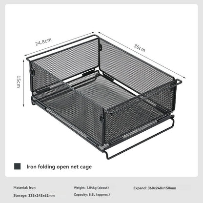 Camping Storage Basket IGT Table Organizer Rack