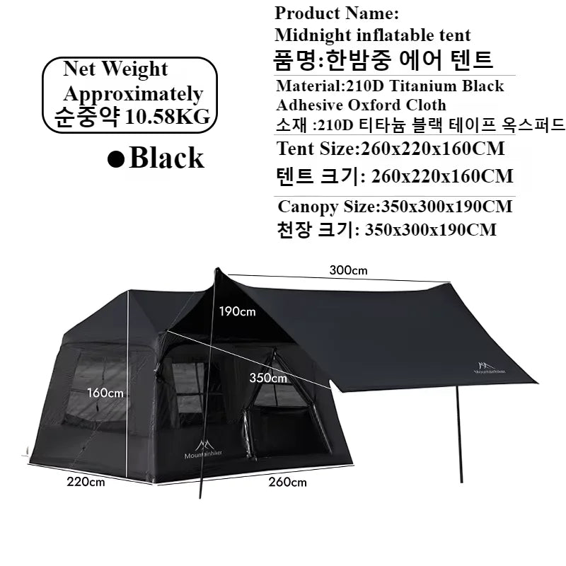 Waterproof 2-5 Person Outdoor Camping Tent – Quick Setup & UV Protection