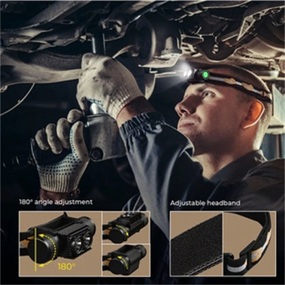 H25LR LED Headlamp with High CRI & Night Vision Red Light