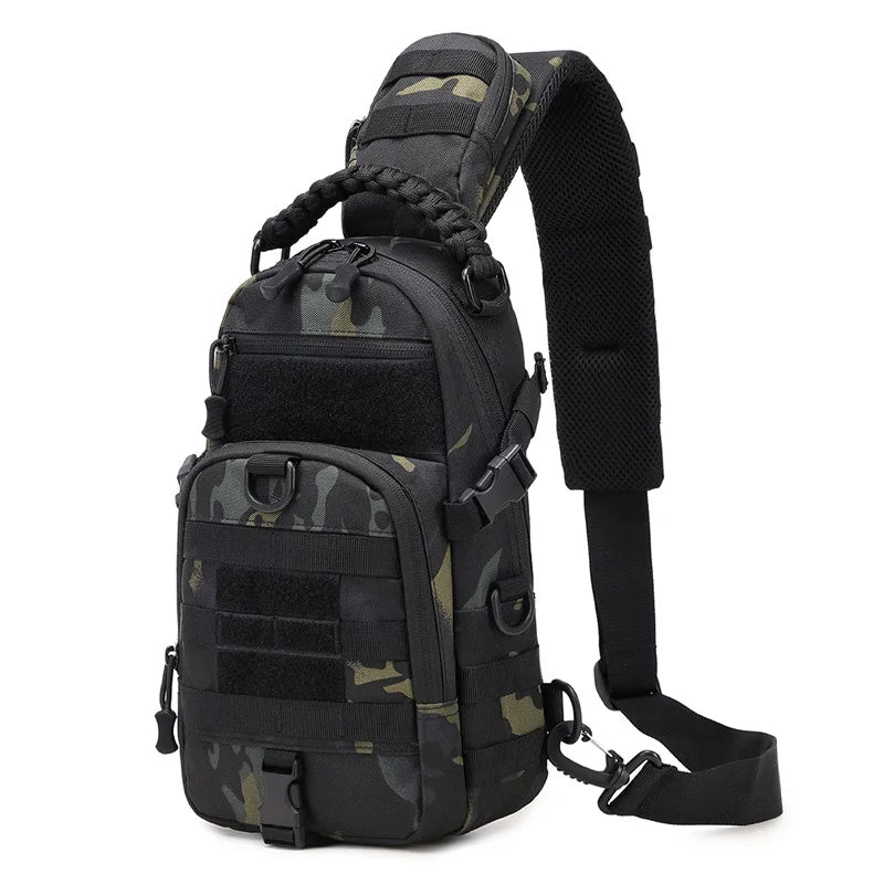 Tactical Chest Bag Waterproof Sling for Outdoor Use