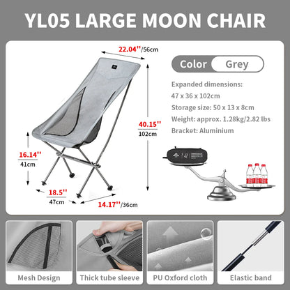 Ultralight Folding Camping Chair – Quick Build & High Load