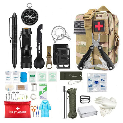 Survival First Aid Kit Full Set for Outdoor Emergencies