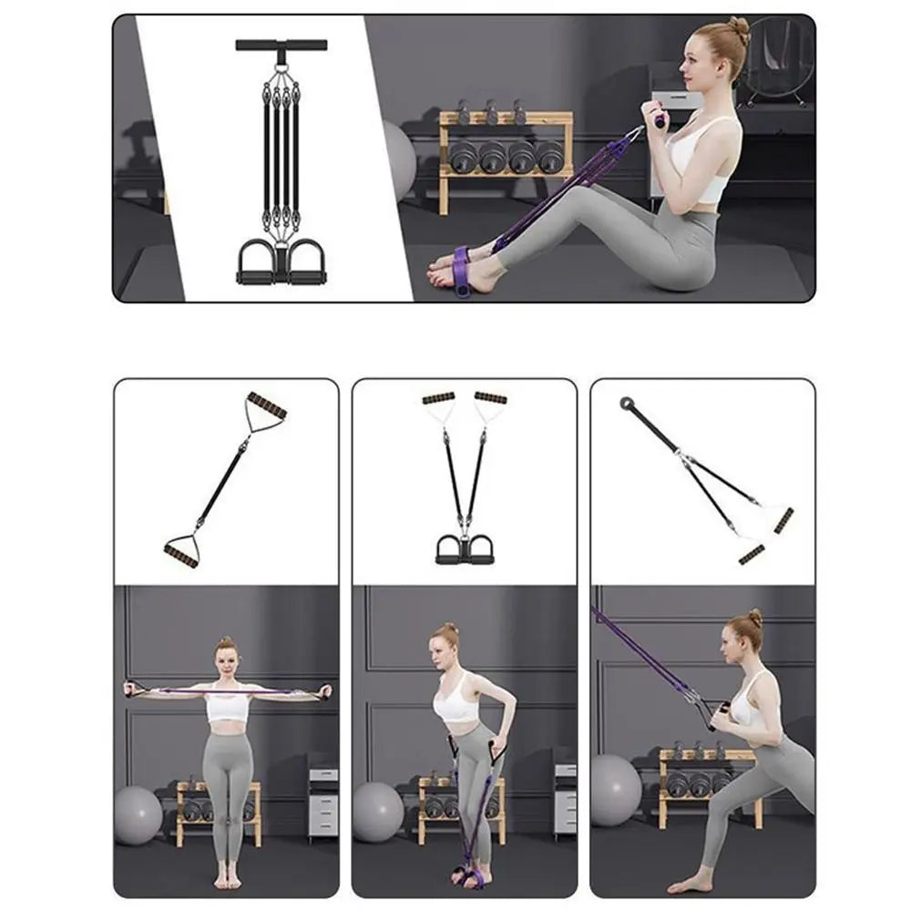 Pedal Resistance Bands for Full Body Home Workout