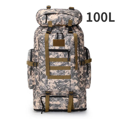Large Hiking Backpack 80L Waterproof for Camping