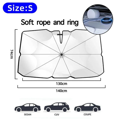 Foldable Car Windshield Sunshade – UV & Heat Block