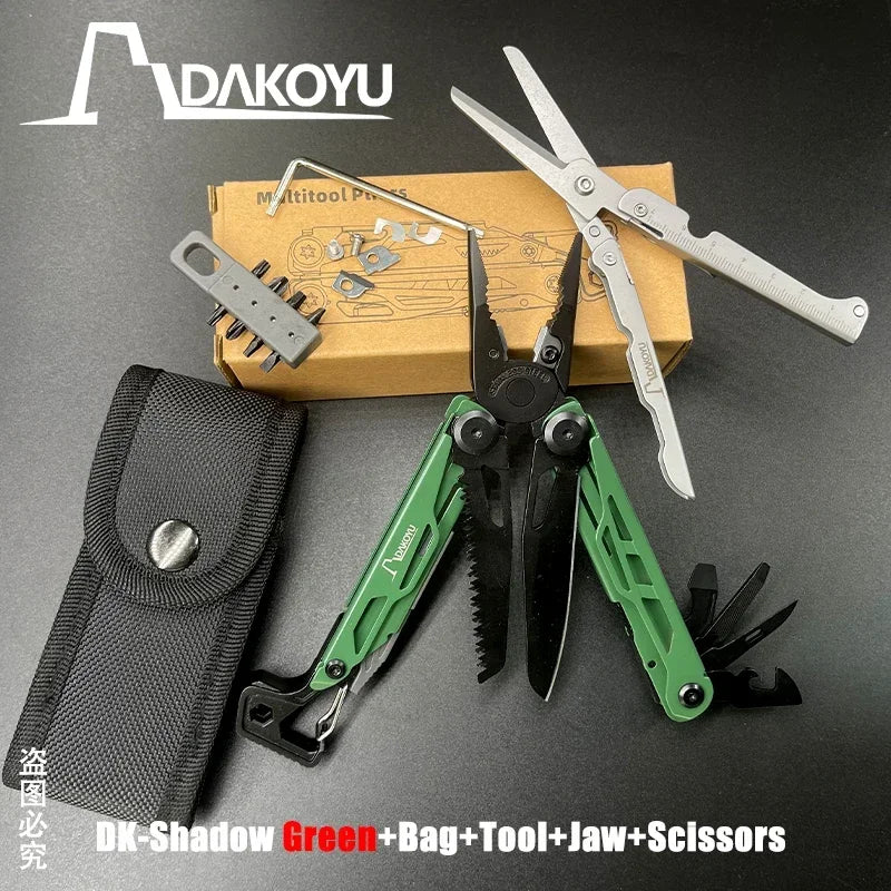 Camping Multitool Pliers with Emergency Whistle