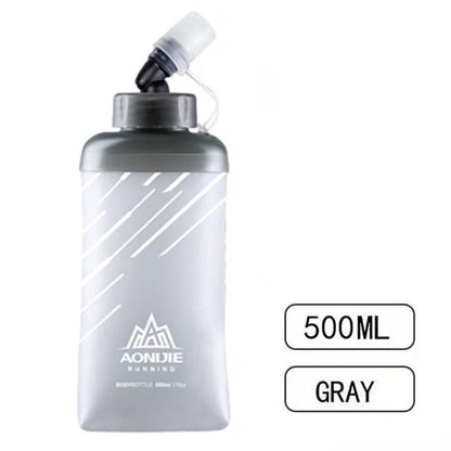 Folding Soft Water Bottle – 500ml Running & Hiking
