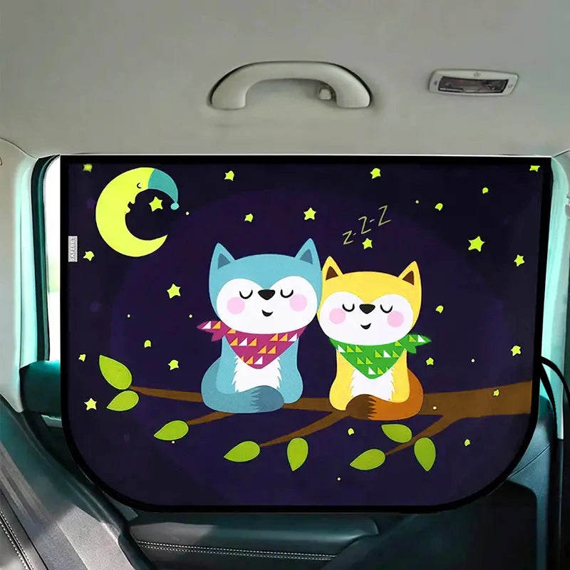 Car Sun Shade Curtain for UV Protection & Baby Comfort