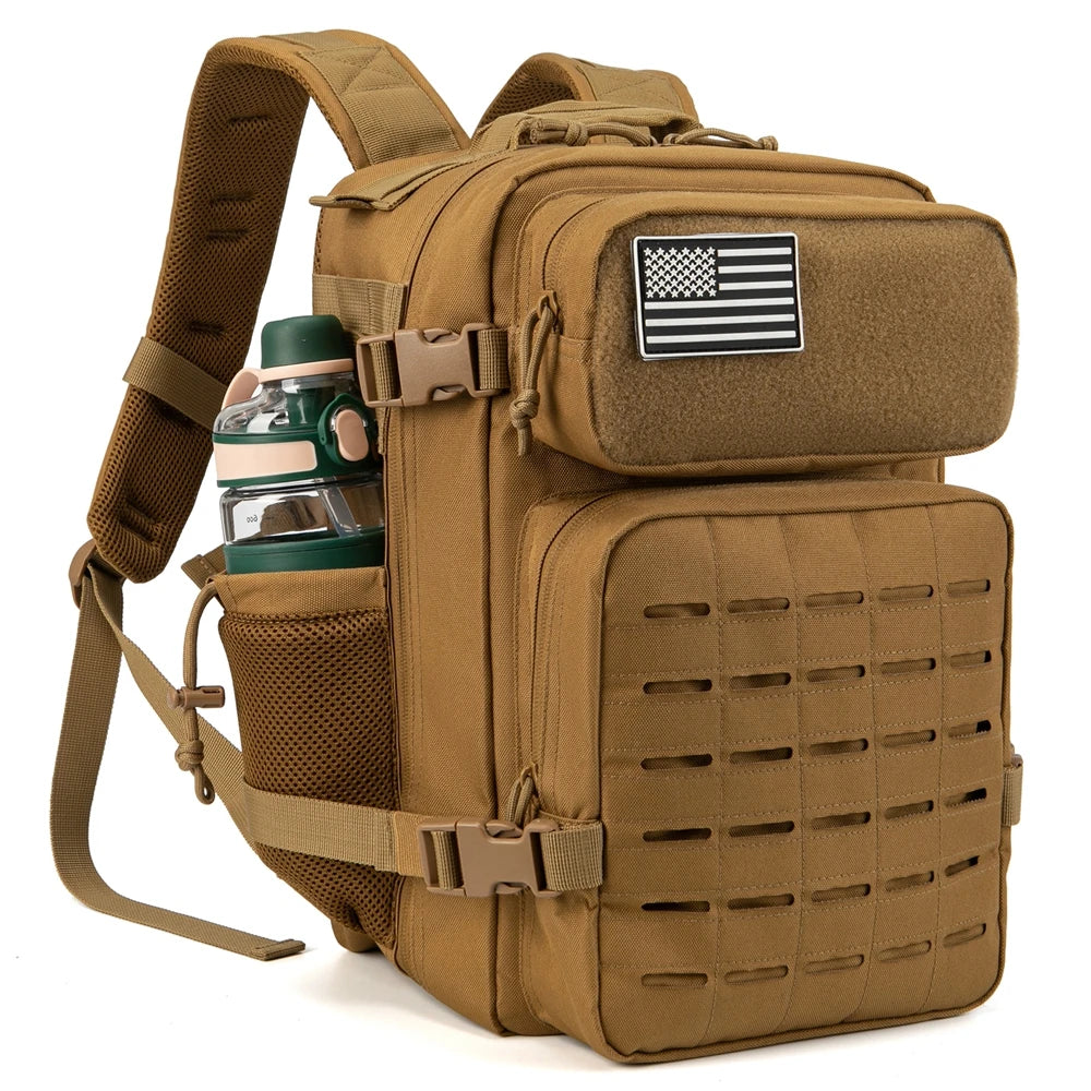 25L Tactical Backpack Durable MOLLE Hiking Pack