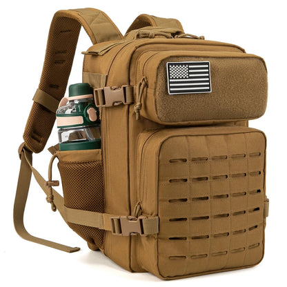 25L Tactical Backpack Durable MOLLE Hiking Pack