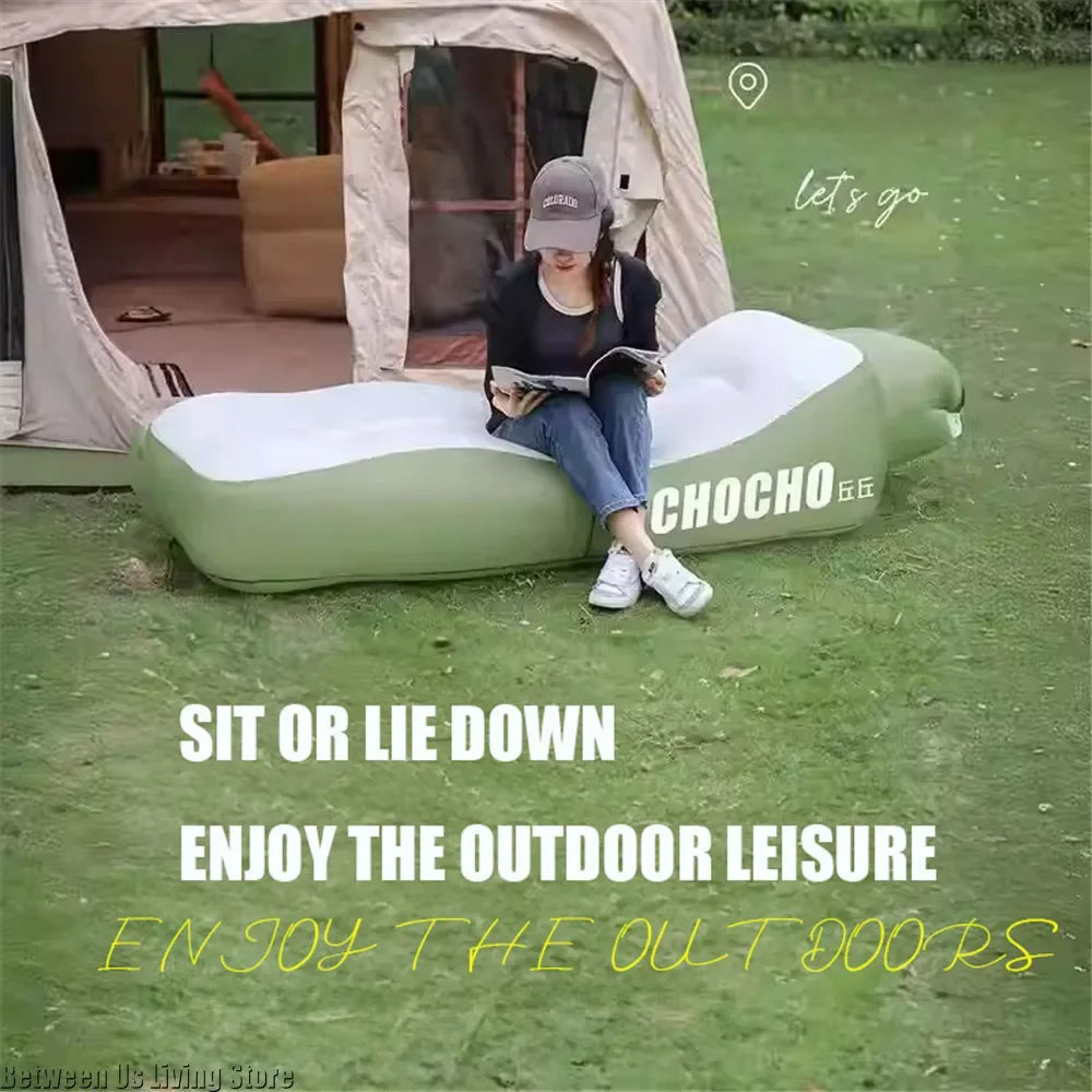 Luxury Inflatable Sofa Bed – Wide Air Lounger Comfort