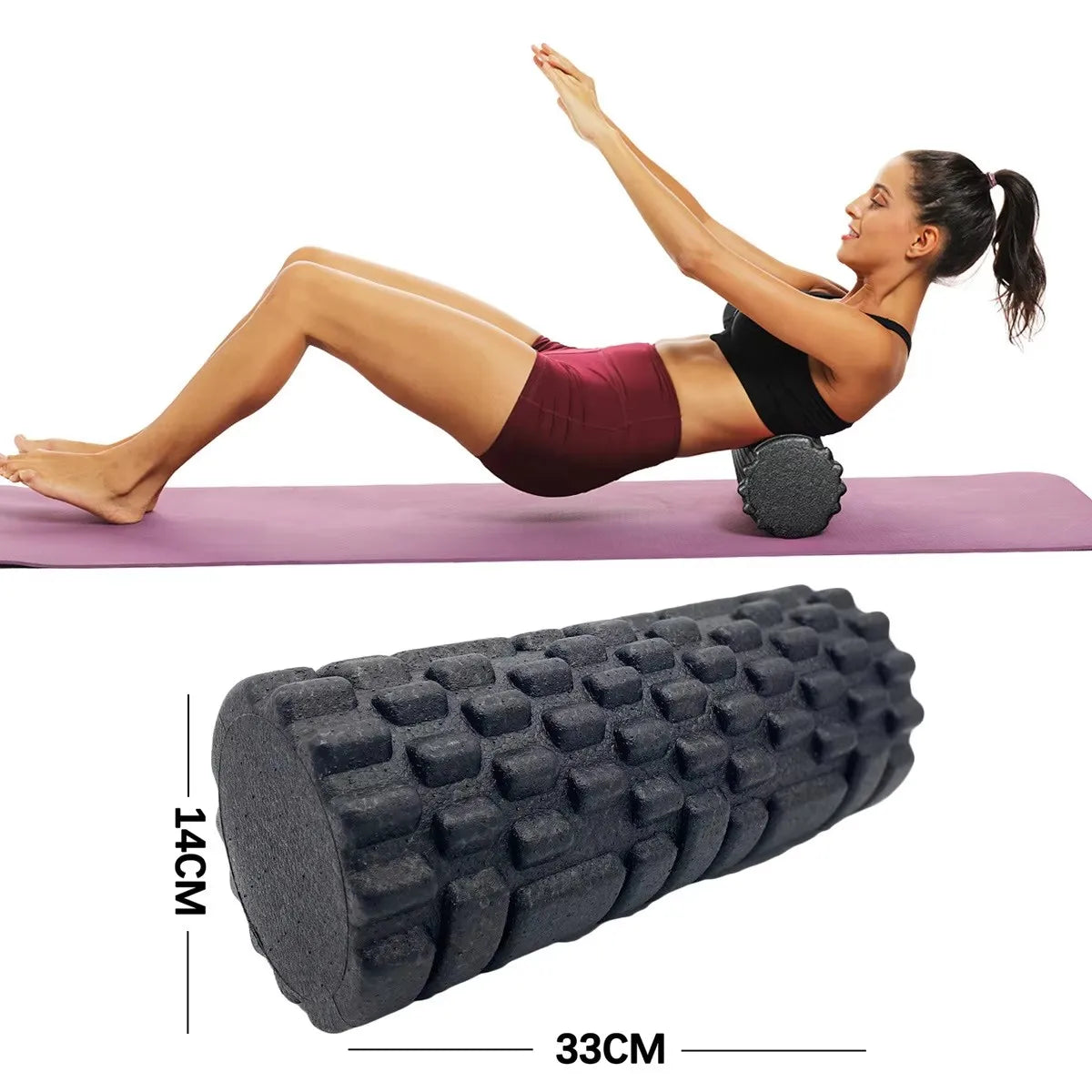 Foam Roller for Deep Muscle Recovery & Stretching