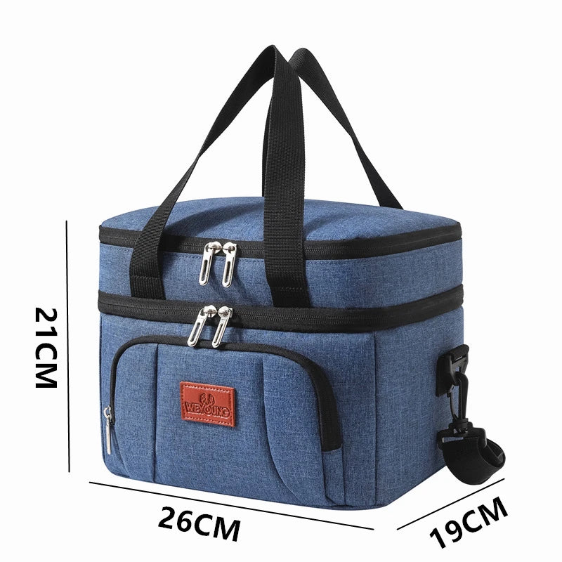 Insulated Lunch Bag Large Capacity Keeps Food Fresh