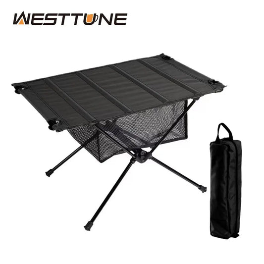 Roll-Up Camping Table – Ultralight Portable Setup