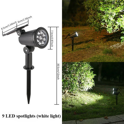 Solar LED Spotlight for Garden Bright Waterproof Lighting