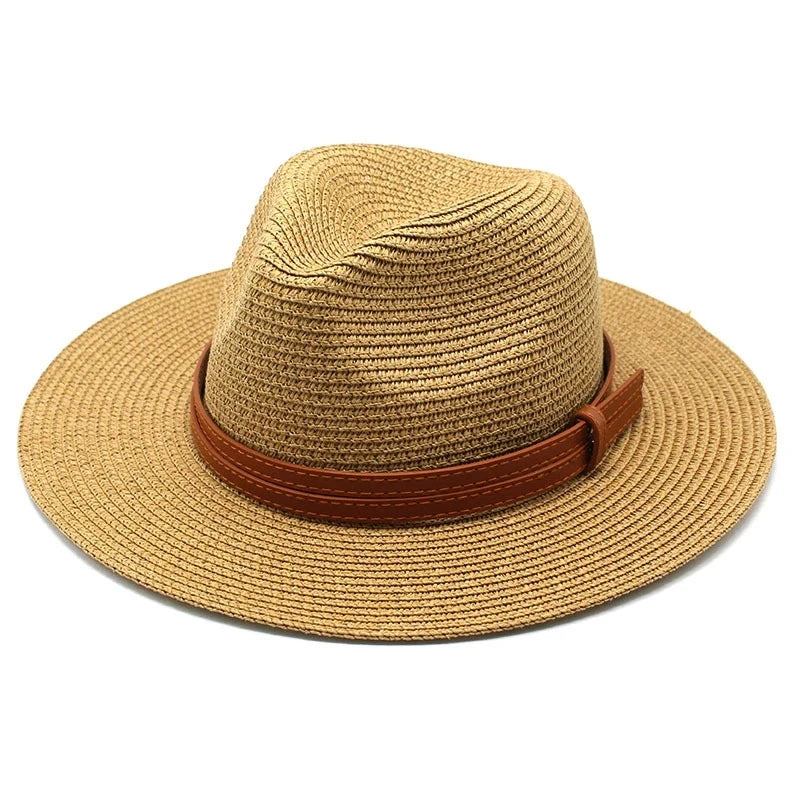 Beach Sun Hat Straw Visor for UV Protection