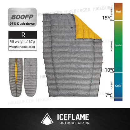 Ultralight Down Camping Quilt – Warm & Packable Comfort