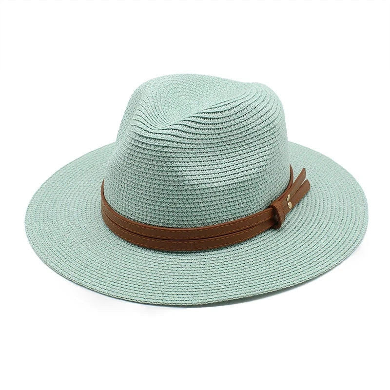 Beach Sun Hat Straw Visor for UV Protection