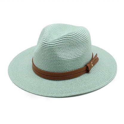 Beach Sun Hat Straw Visor for UV Protection