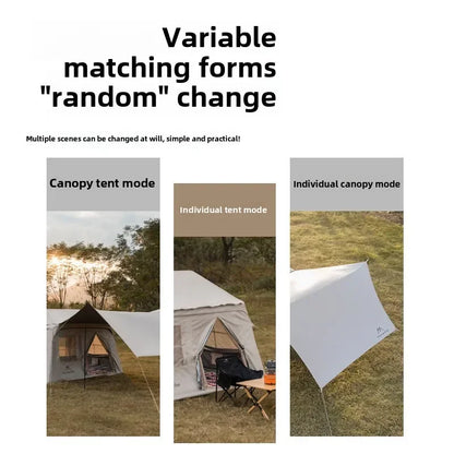 Inflatable Camping Tent 3-5 Person Quick Setup Waterproof