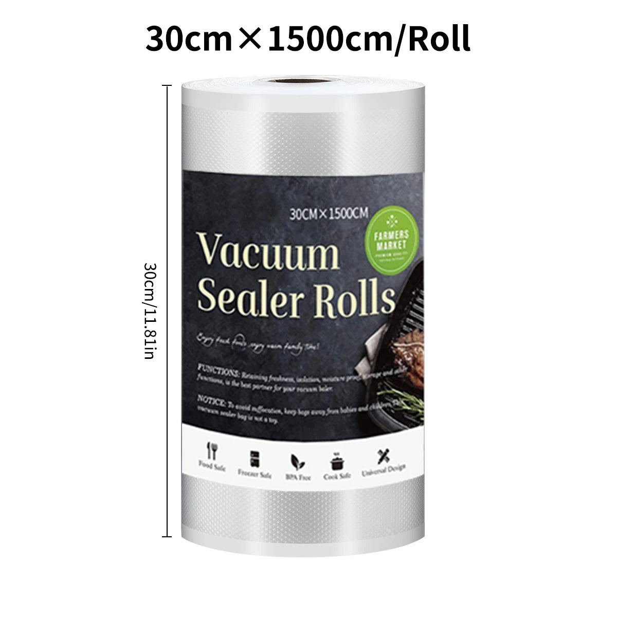 Vacuum Sealer Bags Rolls for Fresh Food Storage