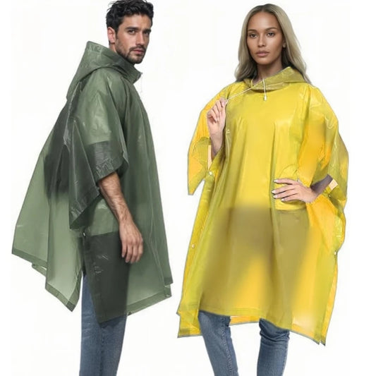 Reusable Rain Poncho – Lightweight Waterproof Protection