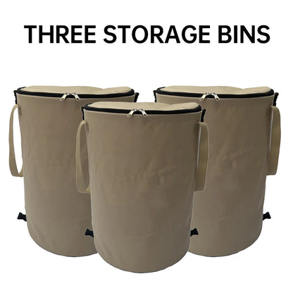 Foldable Outdoor Camping Trash Can – Large Storage Box