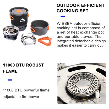 Camping Cooking System for Fast Outdoor Meals