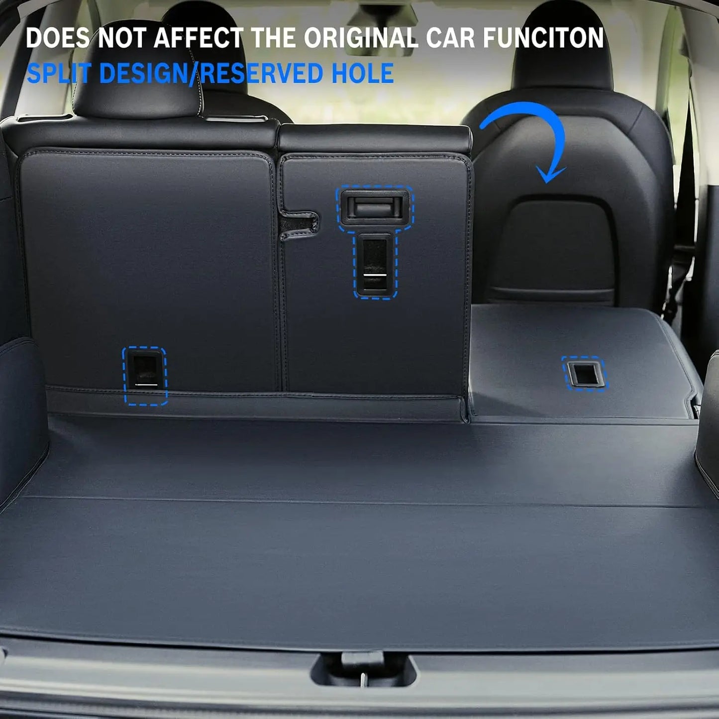 Tesla Model Y Model 3 Seat Back Protector All-Weather Mat