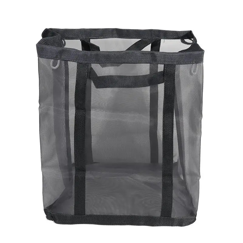 Foldable Mesh Laundry Basket – Large Capacity Organizer