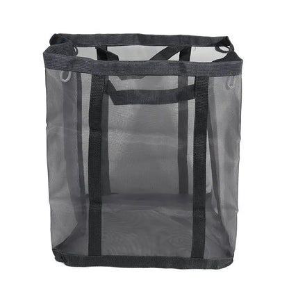 Foldable Mesh Laundry Basket – Large Capacity Organizer