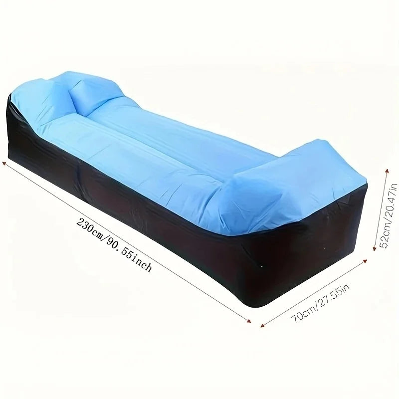Inflatable Lounge Chair for Portable Outdoor Comfort