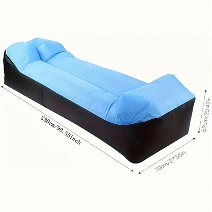 Inflatable Lounge Chair for Portable Outdoor Comfort