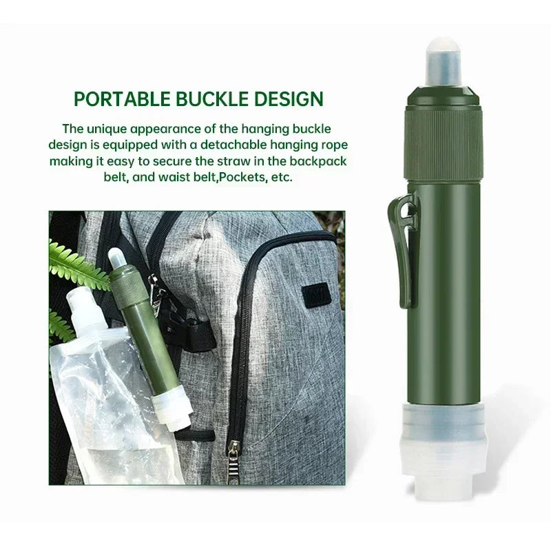 Mini Portable Water Filter Straw – Safe & Lightweight