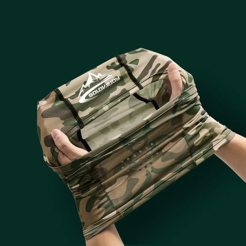 Camouflage Cycling Balaclava for UV & Wind Protection