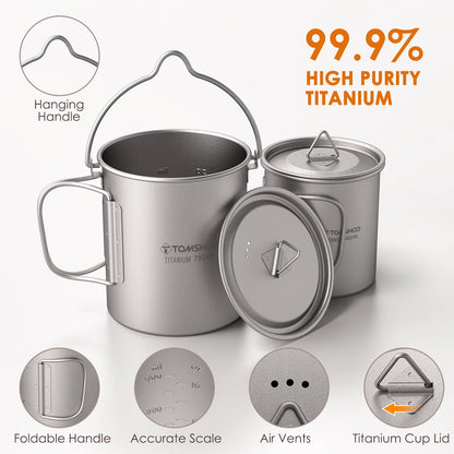 Titanium Camping Cookware Set – Ultralight Backpacking Kit