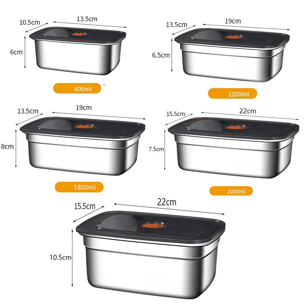 Stainless Steel Camping Lunch Box Leakproof & Durable