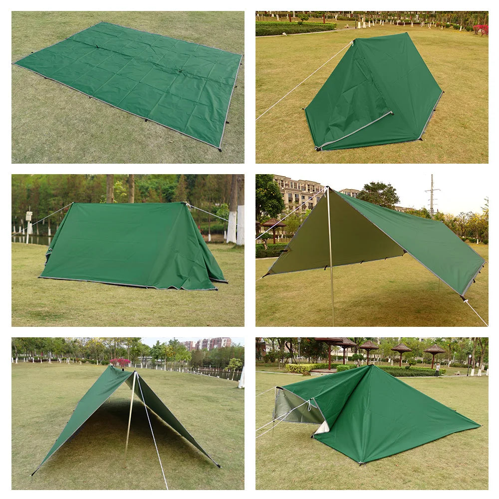 Waterproof Camping Tarp Shelter – UV Protection & Durable