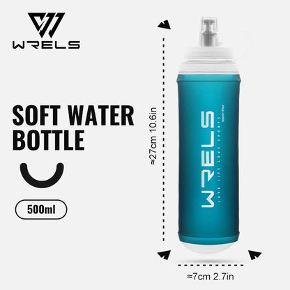 500ML Collapsible Water Bottle for Hiking & Running