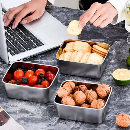 Stainless Steel Food Storage Containers Set for Leakproof Storage