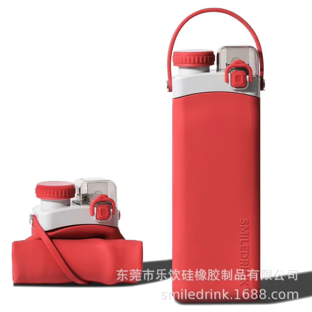 600ml Collapsible Water Bottle – Safe & Portable for Outdoors
