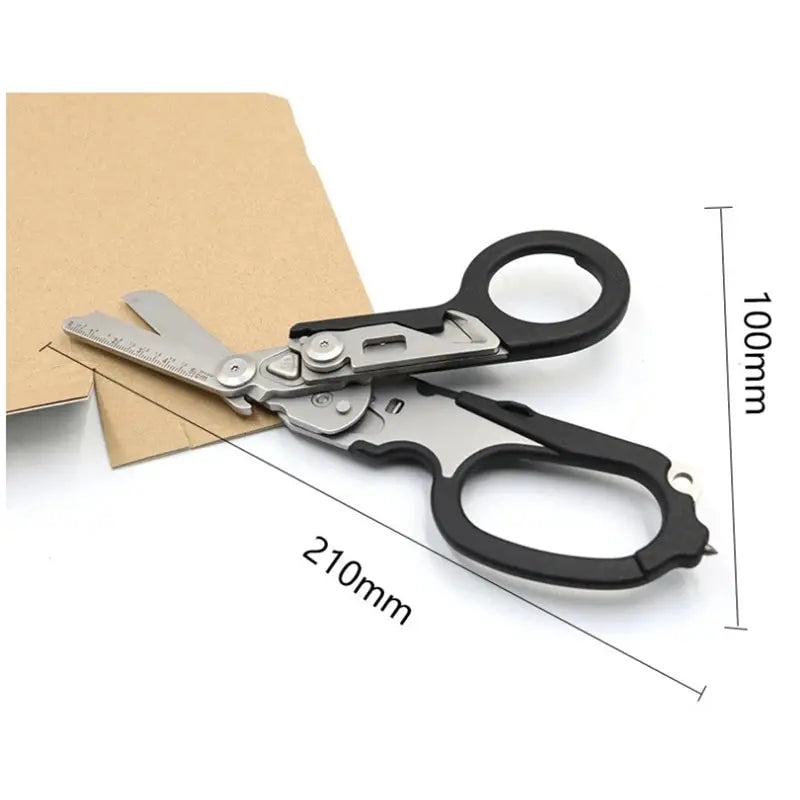 Tactical Folding Scissors for Emergency Survival