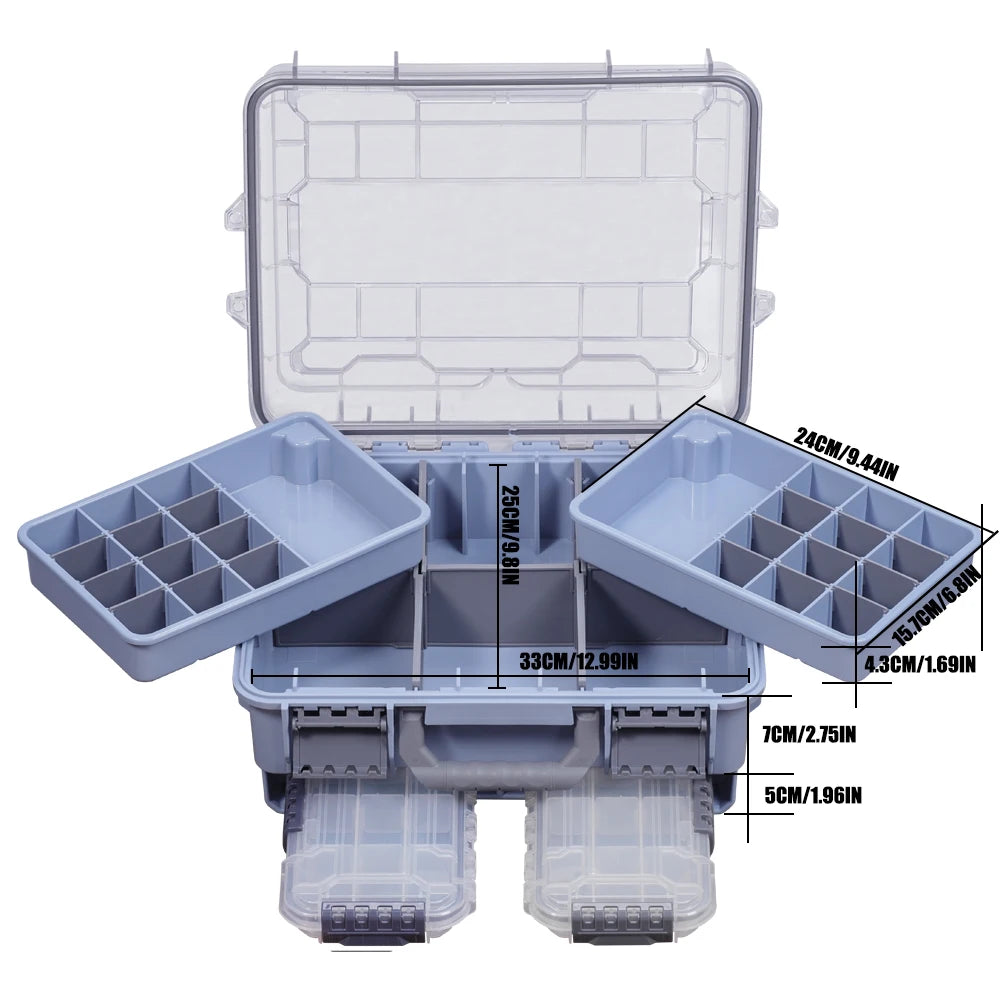 Waterproof Fishing Tackle Storage Box for Organized Gear