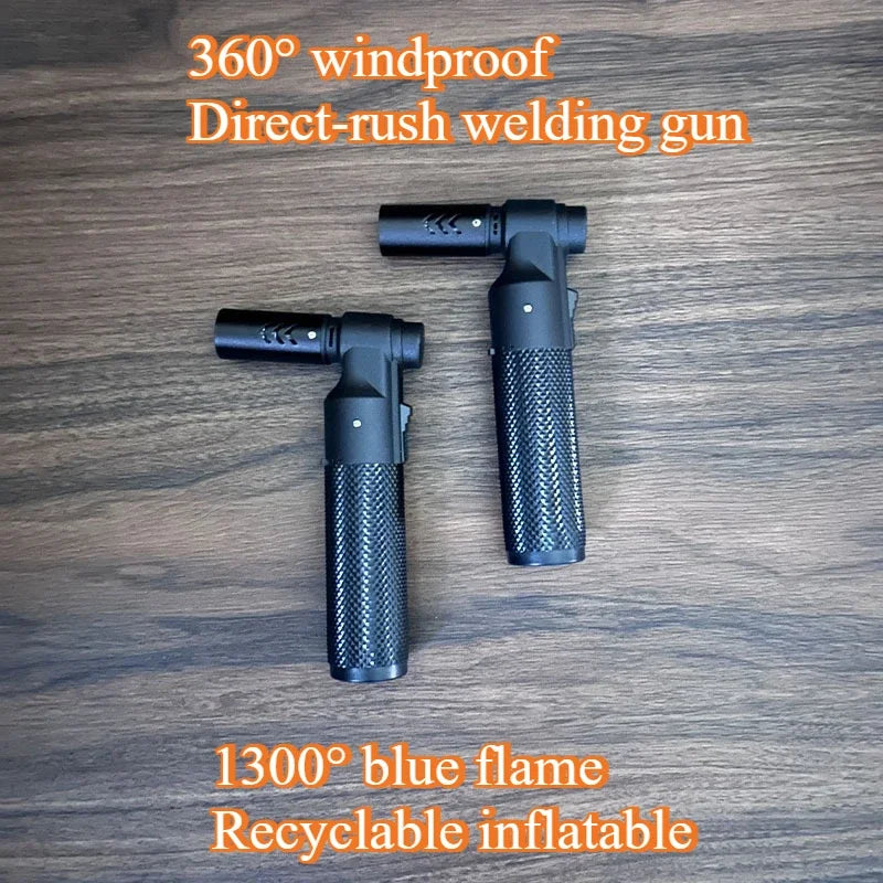 Windproof Butane Torch Lighter for Camping & BBQ