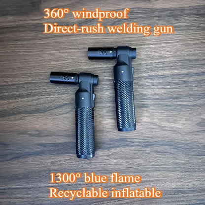 Windproof Butane Torch Lighter for Camping & BBQ
